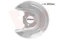 VAN WEZEL 5766374 — Protecție disc de frână