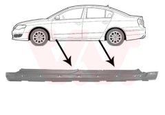 VAN WEZEL 5839103 — Накладка порога