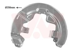 VAN WEZEL 5922371 — Protecție disc de frână