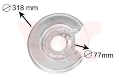 VAN WEZEL 5994373 — Щиток тормозного диска