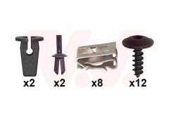 VAN WEZEL 7644793 — Set de montaj bară de protecție
