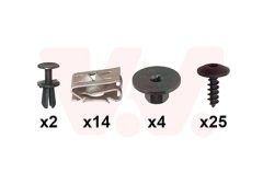 VAN WEZEL 7644794 — Set de montaj bară de protecție