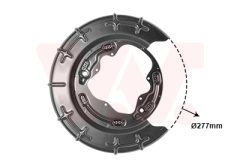 VAN WEZEL 8207374 — Protecție disc de frână