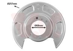 VAN WEZEL 8314374 — Protecție disc de frână