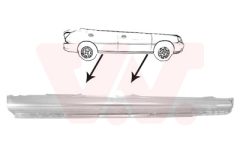 VAN WEZEL 8315104 — Накладка порога