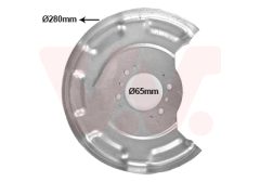 VAN WEZEL 8323373 — Protecție disc de frână