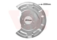 VAN WEZEL 8323374 — Protecție disc de frână
