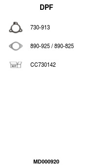 FA1 MD000920 — Сажевый фильтр