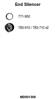 FA1 MD001309 — Задний глушитель