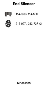 FA1 MD001335 — Задний глушитель
