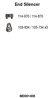 FA1 MD001408 — Задний глушитель
