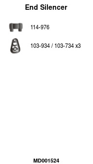 FA1 MD001524 — Задний глушитель