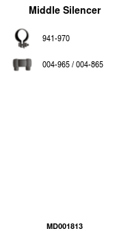 FA1 MD001813 — Средний глушитель