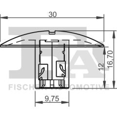 FA1 21-10032.5 — Clemă fixare bandou