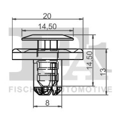 FA1 72-30006.10 — Clemă fixare bandou