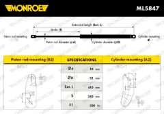 MONROE ML5847 — Amortizor cu gaz capac portbagaj
