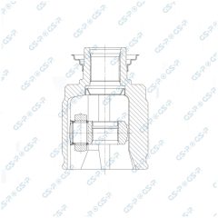 GSP 602666 — Комплект ШРУСа с пыльником