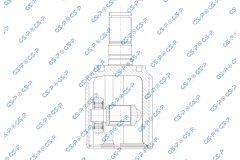 GSP 603117 — Комплект ШРУСа с пыльником