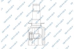 GSP 603232 — Комплект ШРУСа с пыльником
