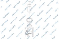 GSP 603242 — Комплект ШРУСа с пыльником