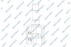 GSP 603274 — Комплект ШРУСа с пыльником