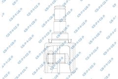 GSP 603287 — Комплект ШРУСа с пыльником