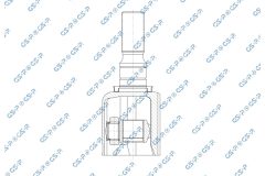 GSP 603346 — Комплект ШРУСа с пыльником