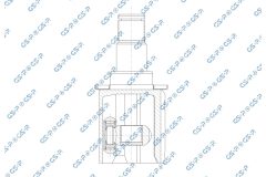 GSP 603357 — Комплект ШРУСа с пыльником