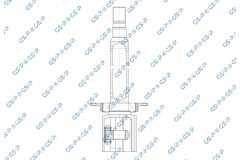 GSP 603383 — Комплект ШРУСа с пыльником