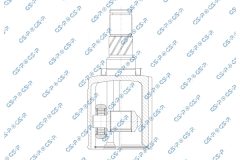 GSP 603479 — Kit cap planetară