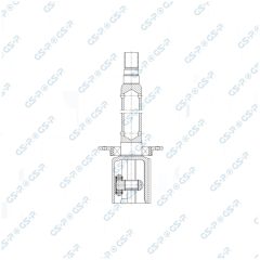 GSP 603760 — Комплект ШРУСа с пыльником