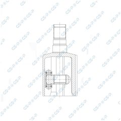 GSP 603761 — Комплект ШРУСа с пыльником