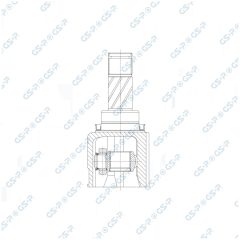 GSP 603762 — Комплект ШРУСа с пыльником