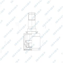 GSP 603803 — Комплект ШРУСа с пыльником