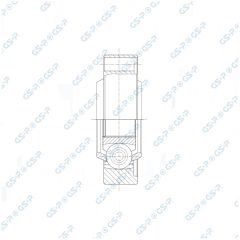 GSP 603880 — Комплект ШРУСа с пыльником
