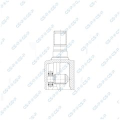 GSP 604021 — Комплект ШРУСа с пыльником