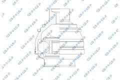 GSP 802550 — Комплект ШРУСа с пыльником