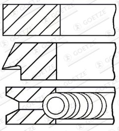 GOETZE ENGINE 08-294400-00 — Set segmenți piston