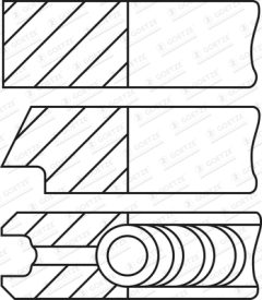 GOETZE ENGINE 08-449900-00 — Set segmenți piston