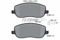 TEXTAR 2026101-1150-00 — Комплект тормозных дисков и колодок