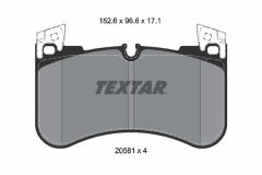 TEXTAR 2058101-3135-00 — Set discuri și plăcuțe de frână