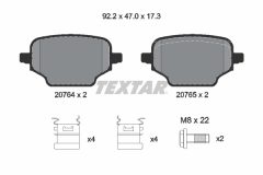 TEXTAR 2076401 — Колодки тормозные дисковые