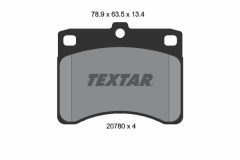 TEXTAR 2078001-1126-00 — Комплект тормозных дисков и колодок