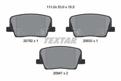 TEXTAR 2078201 — Plăcuțe de frână disc