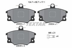 TEXTAR 2083302-0685-00 — Set discuri și plăcuțe de frână