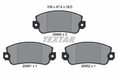 TEXTAR 2095006-0193-00 — Комплект тормозных дисков и колодок