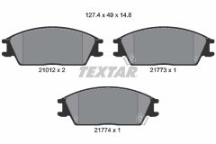 TEXTAR 2101202 — Plăcuțe de frână disc