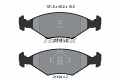 TEXTAR 2119301 — Колодки тормозные дисковые