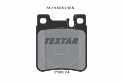TEXTAR 2130501-1372-02 — Set discuri și plăcuțe de frână