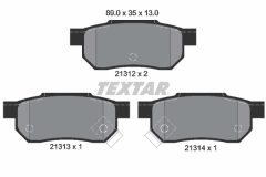 TEXTAR 2131201-0608-00 — Set discuri și plăcuțe de frână